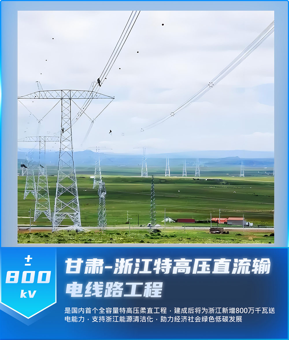 甘肃-浙江特高压直流输电线路工程